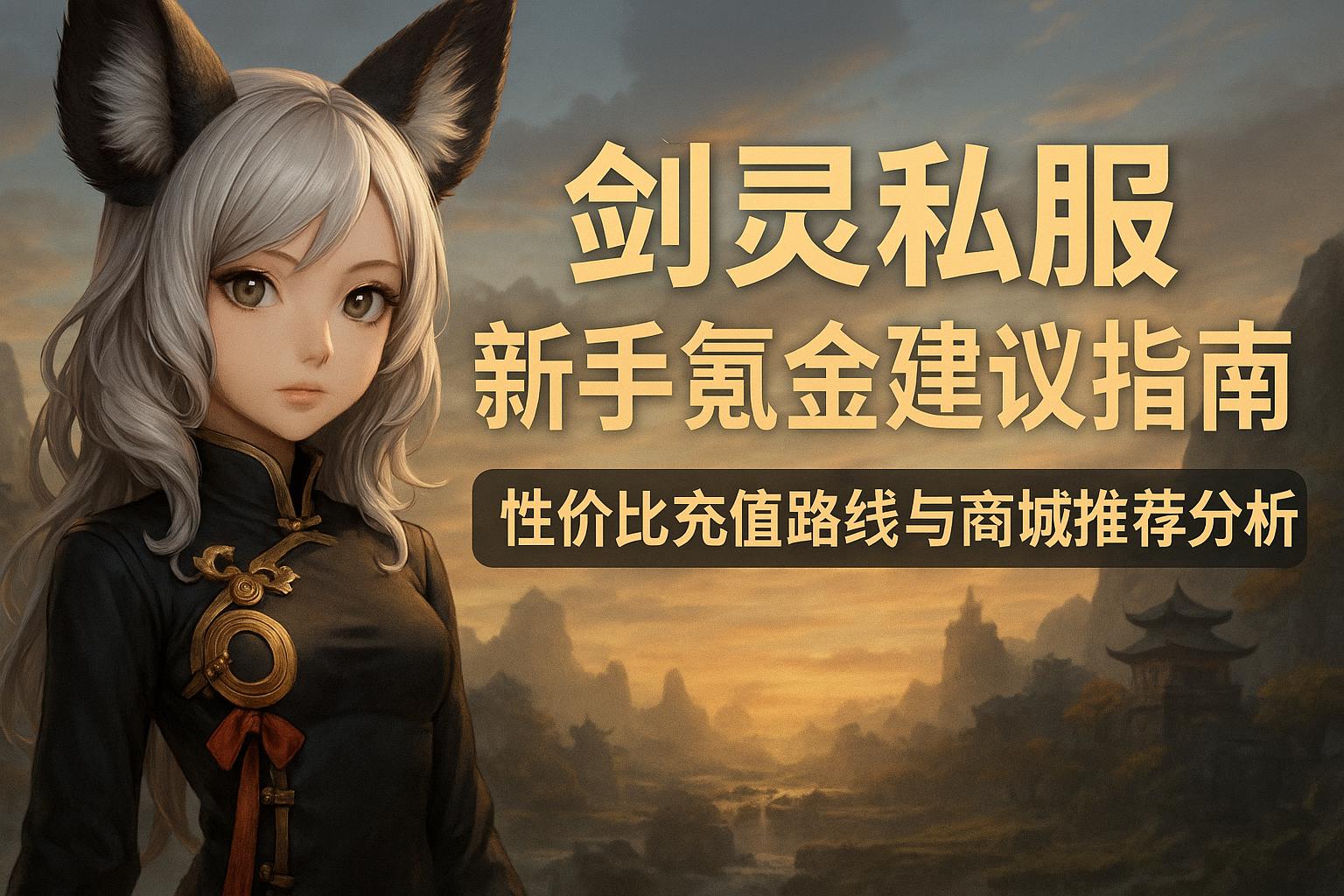 剑灵私服新手氪金建议指南：性价比充值路线与商城推荐分析