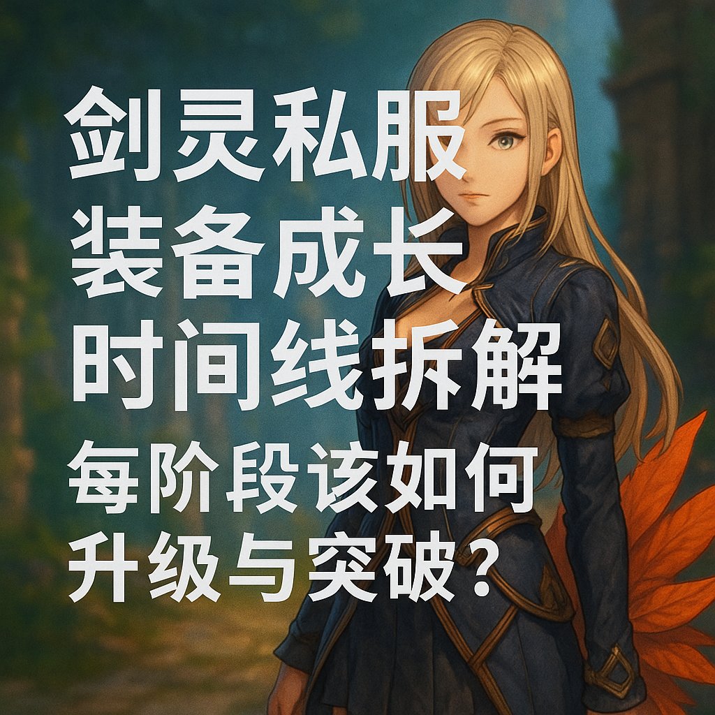 剑灵私服装备成长时间线解析：升级顺序与突破建议一文掌握