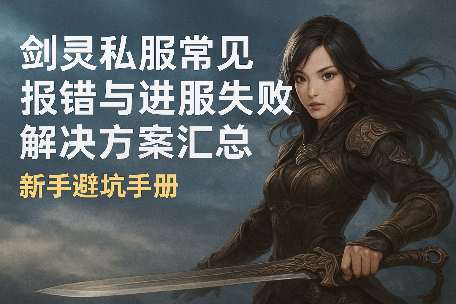 剑灵私服常见报错与进服失败解决方案汇总：新手避坑手册