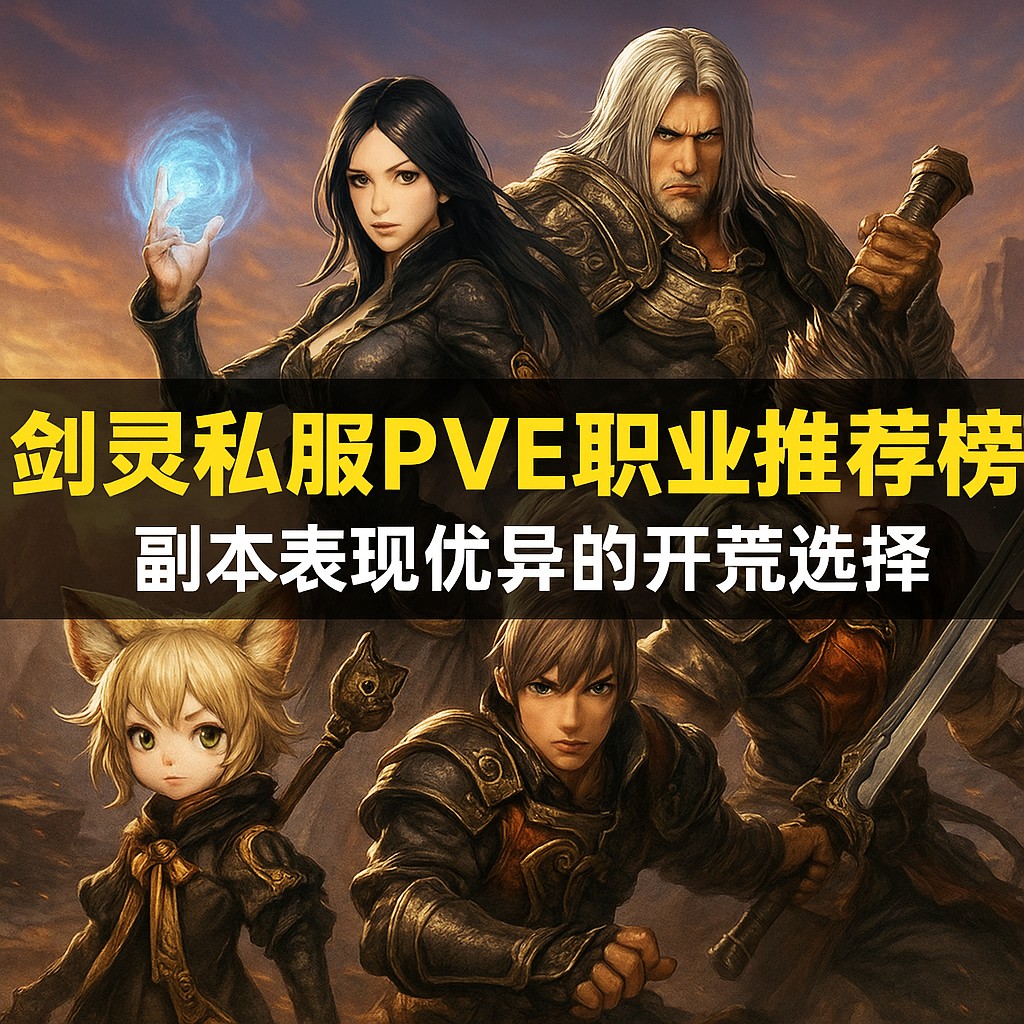 剑灵私服PVE职业推荐榜：副本表现优异的开荒选择