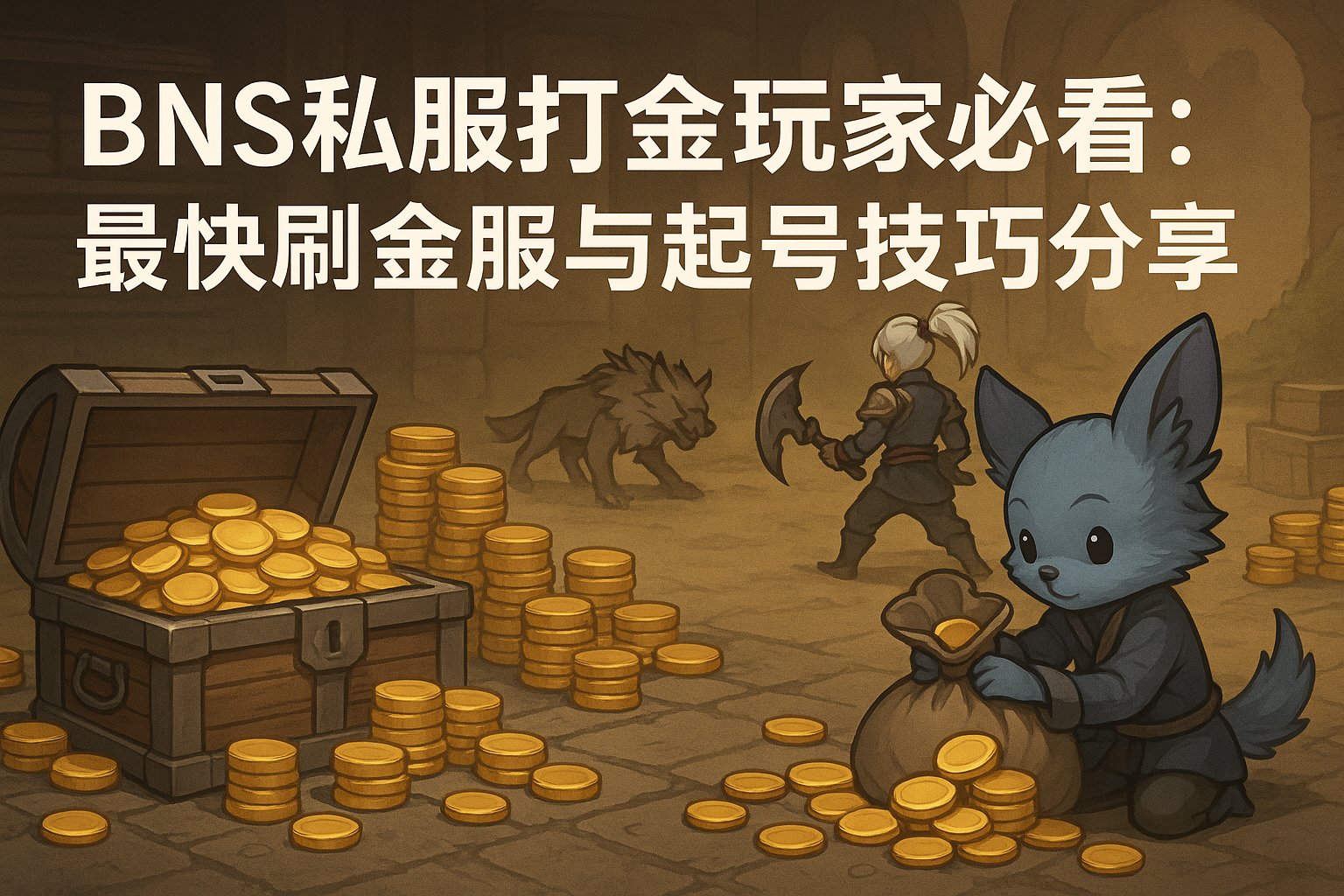 BNS私服打金玩家必看：最快刷金服与起号技巧分享