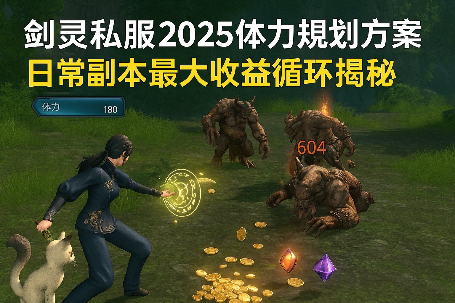 剑灵私服2025体力规划方案：日常副本最大收益循环揭秘